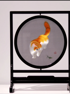 Framed Embroidery Art